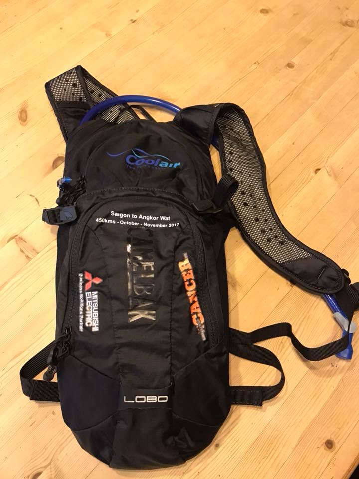 Camelbak backpack from Coolair and Mitsubishi