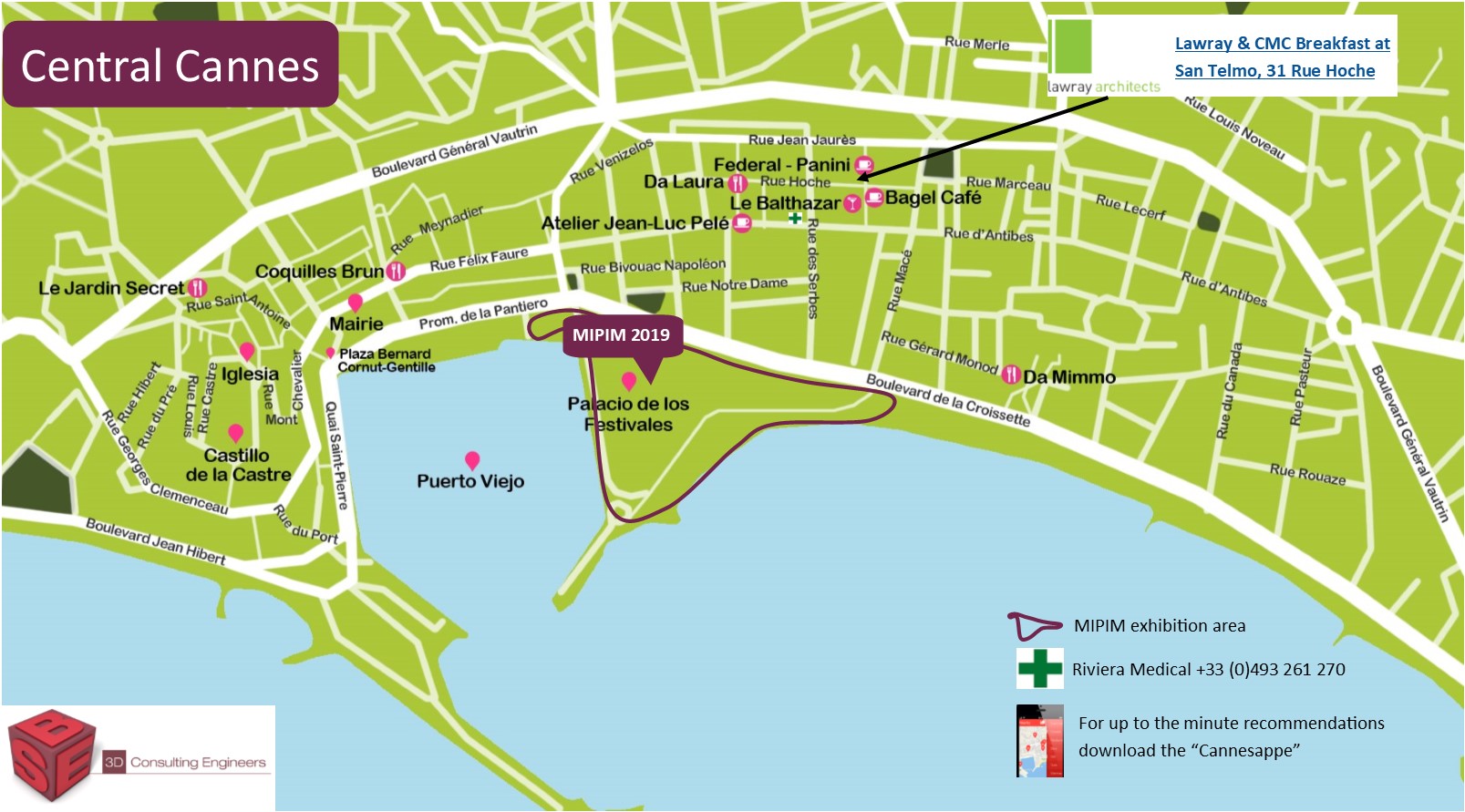 Cannes Map 