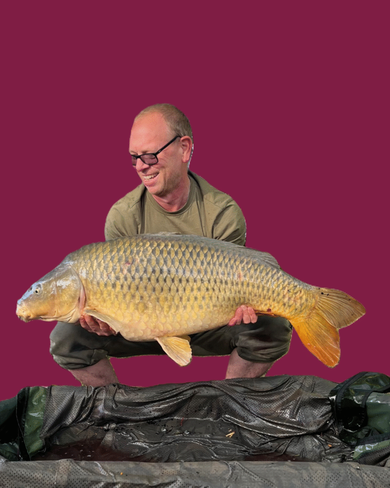 Man with fish he caught